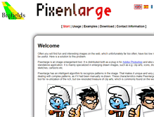 Tablet Screenshot of pixenlarge.com